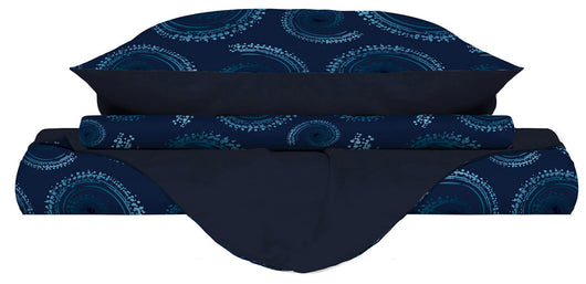 Copripiumino Singolo Double Face con Federe Stampato Vortex