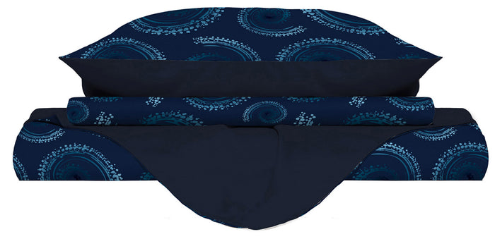 Copripiumino Singolo Double Face con Federe Stampato Vortex