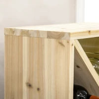 Mobiletto Portabottiglie per Vini e Liquori 24 Bottiglie Legno Naturale