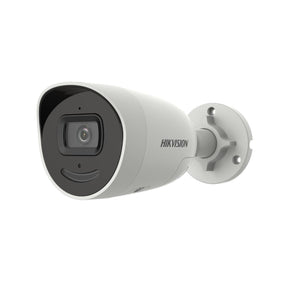 Hikvision 8Mp AcuSense Ip Poe Mini Bullet Luce Strobo Sirena DS-2CD2086G2-IU/SL