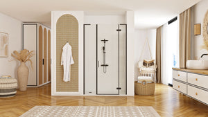 Porta Doccia Rea Hugo 120 Black