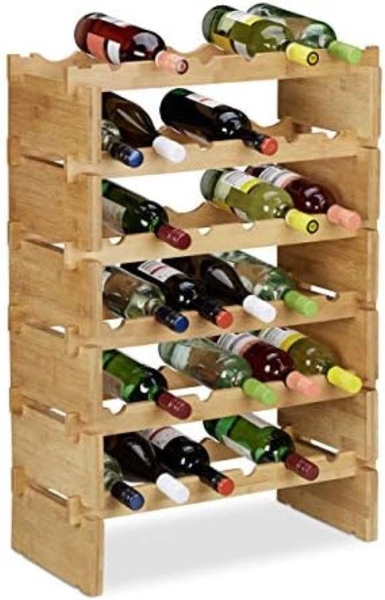 Wine rack in piedi - Wine rack ripiegabile
