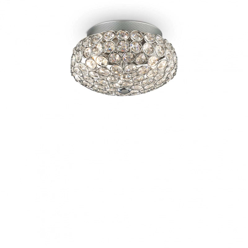 Lampada Da Soffitto King Pl3 Cromo Ideal-Lux