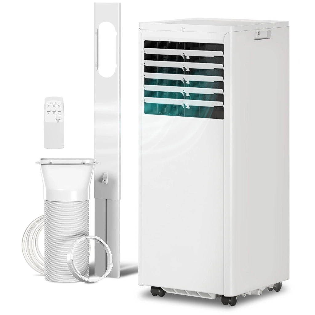5000 BTU Portable AC, 4-in-1 Unit: Cooling, Dehumidifying, Fan, Sleep Mode