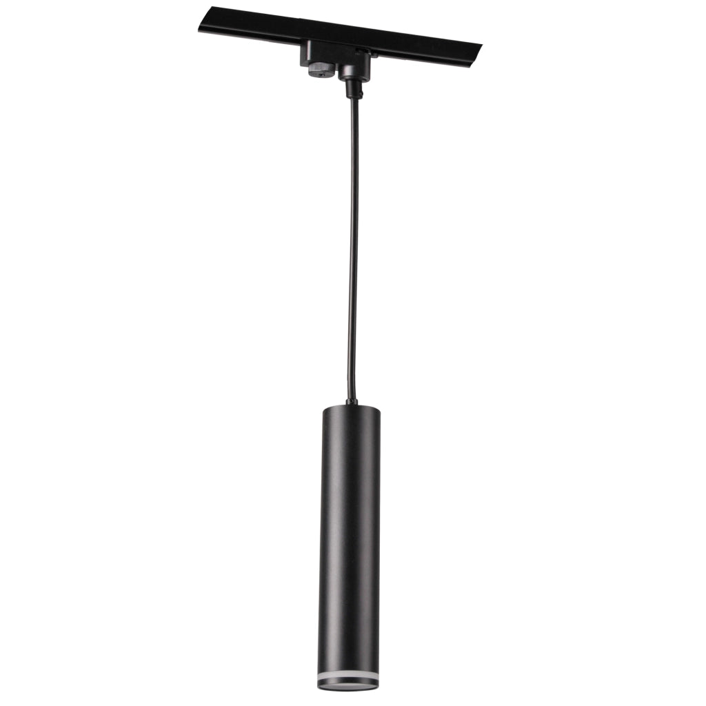 Kit binario nero 3xGU10 sospensioni 1m Paris Polux