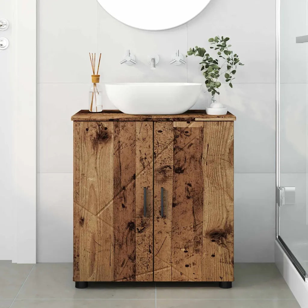 Mobile da Bagno con archiviazione Legno vecchio 61 x 35 x 64 cm 883292