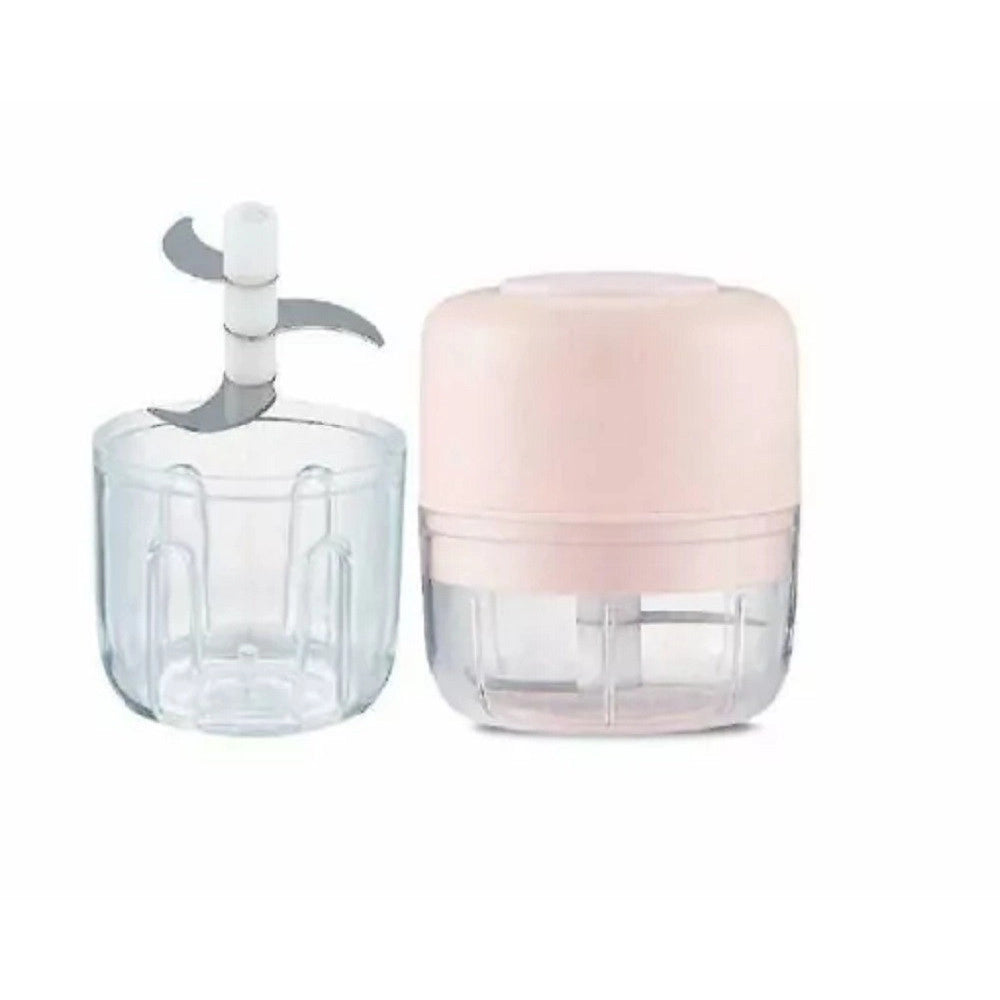 Trade Shop - Mini Frullatore Tritatutto Ricaricabile Usb Multifunzionale Alimenti Aglio Q-t36 -