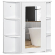 Armadietto Bagno con Specchio ¨C zephmum ¨C Bianco 66x17x63