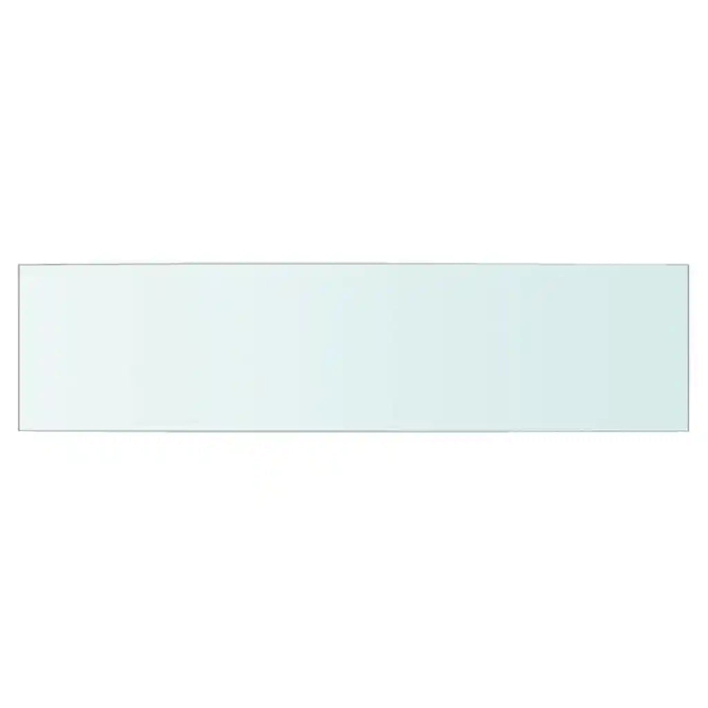 2 pz Mensole | Ripiano | Scaffale in Vetro Trasparente 60x15 cm