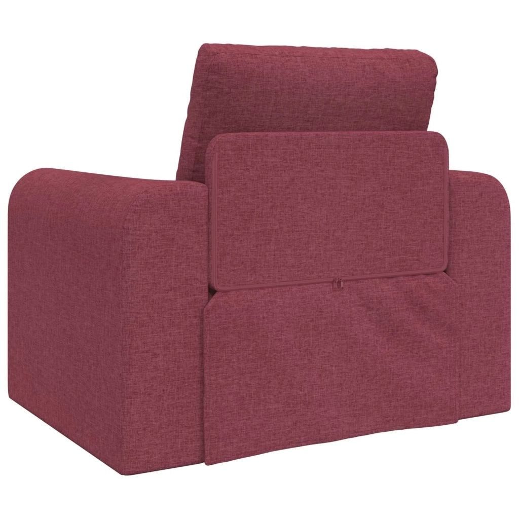 Divano letto Rosso Vino 98 x 71 x 83 cm Tessuto 4106658