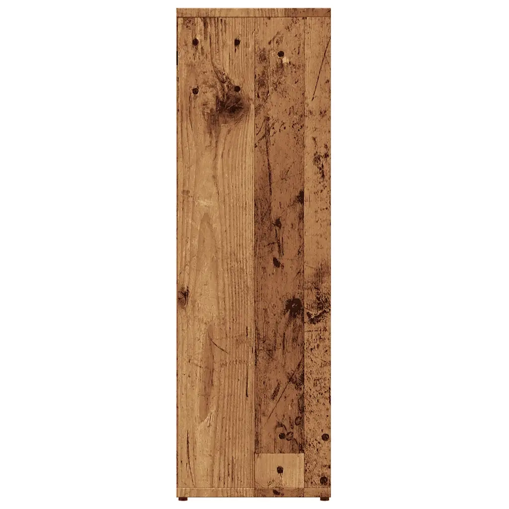 Libreria Legno Antico 50x25x80 cm in Legno Multistrato