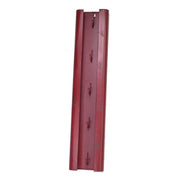 Portachiavi metallo bristol rosso 5 posti cm 15x5h70