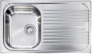 Lavello ATLANTIC 86X50 1 vasca sinistra+ gocciolatoio ACCIAIO INOX 010543.S1.01.2016