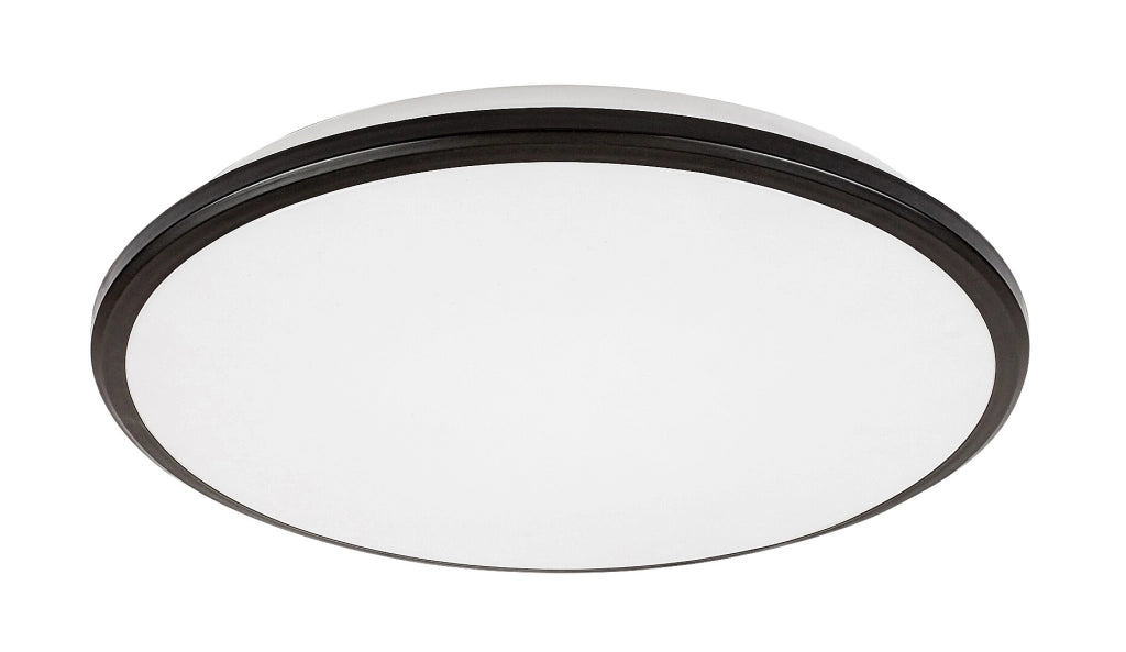 Plafoniera LED tonda 27 cm 18W nera Rabalux Engon IP20
