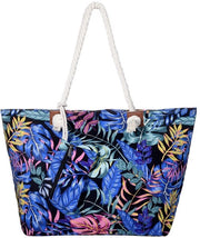 Borsa da Spiaggia XXL per Famiglie con Cerniera - Amante dei Fiori