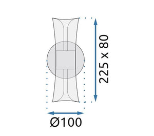 Lampada Da Parete Led G029-w Black