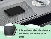 Mat di Protezione Antiscivolo per Pannello di Controllo dell'Automobile - Nero Silicone