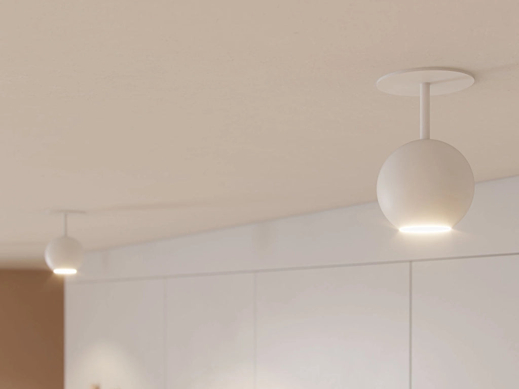 Faretto LED da incasso a soffitto Beneito & Faure Mini Bora Recessed 4,5W, fascio 38°, 2700K, colore Bianco Opaco, orientabile - Beneito & Faure