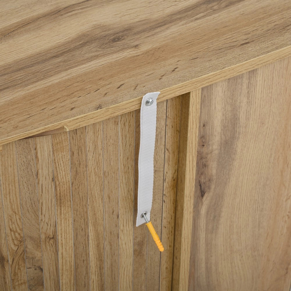 Credenza con Ante Scorrevoli e Cassetti ¨C MINIMAL ¨C Legno, Massello, Design Moderno