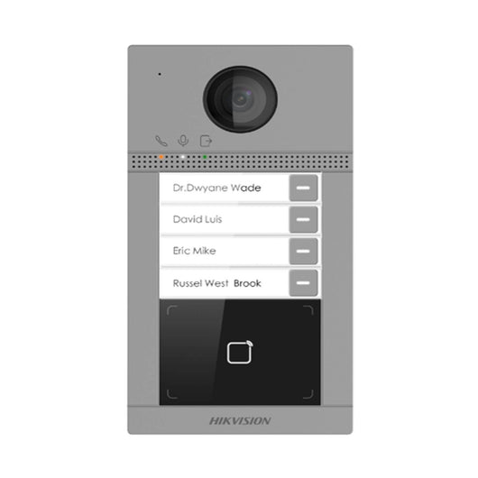 Hikvision Postazione Esterna Videocitofono 4 Pulsanti DS-KV8413-WME1(C)