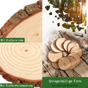 Decorazione per sottoscala in legno - piastrelle decorative - 24 pezzi - 7 ~ 8 cm