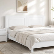 Testiera da Muro UTRECHT Bianco Lucido Legno ingegnerizzato 897829