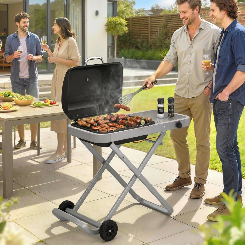 Grill a Gas Portatile 1 Bruciatore 2,5kW ¨C Minimal ¨C Grigio