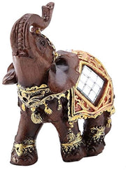 Decorazione Feng Shui con Figura di Elefante - Piccola Statuetta di Cera - Portafortuna per la Casa