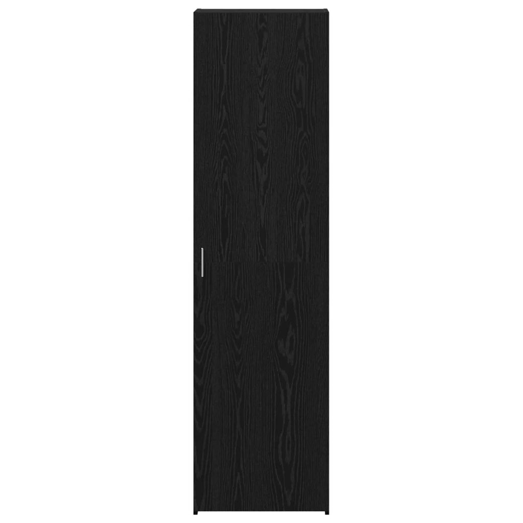 Credenza 2 pz | Madia | Buffet da pranzo | Armadio da pranzo Rovere Nero 50 x 42,5 x 185 cm