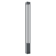 Lampada Da Terra Moderna Da Esterno Metallo Grafite Luce Led 20W Ip65