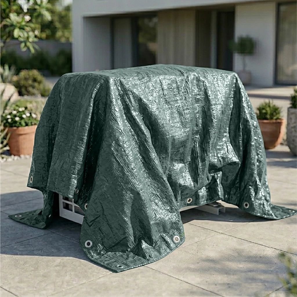 Telo Copertura Impermeabile per Arredo Giardino e Barbecue – Protezione Universale Cover Anti Pioggia UV Polvere per Tavoli, Sedie, Divani, ,lettino prendisole, Ombrelloni e BBQ Modello 13