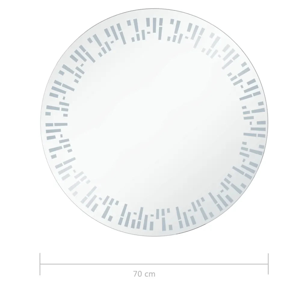 Specchio a LED per Bagno-Specchio Decorativo 70 cm 866635