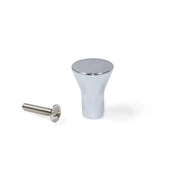 Pomolo per mobili Albal D16 mm, Zama, Cromato lucido