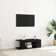 Mobile TV-Credenza per TV-Console TV Rovere Nero 90 x 39 x 30 cm Legno multistrato