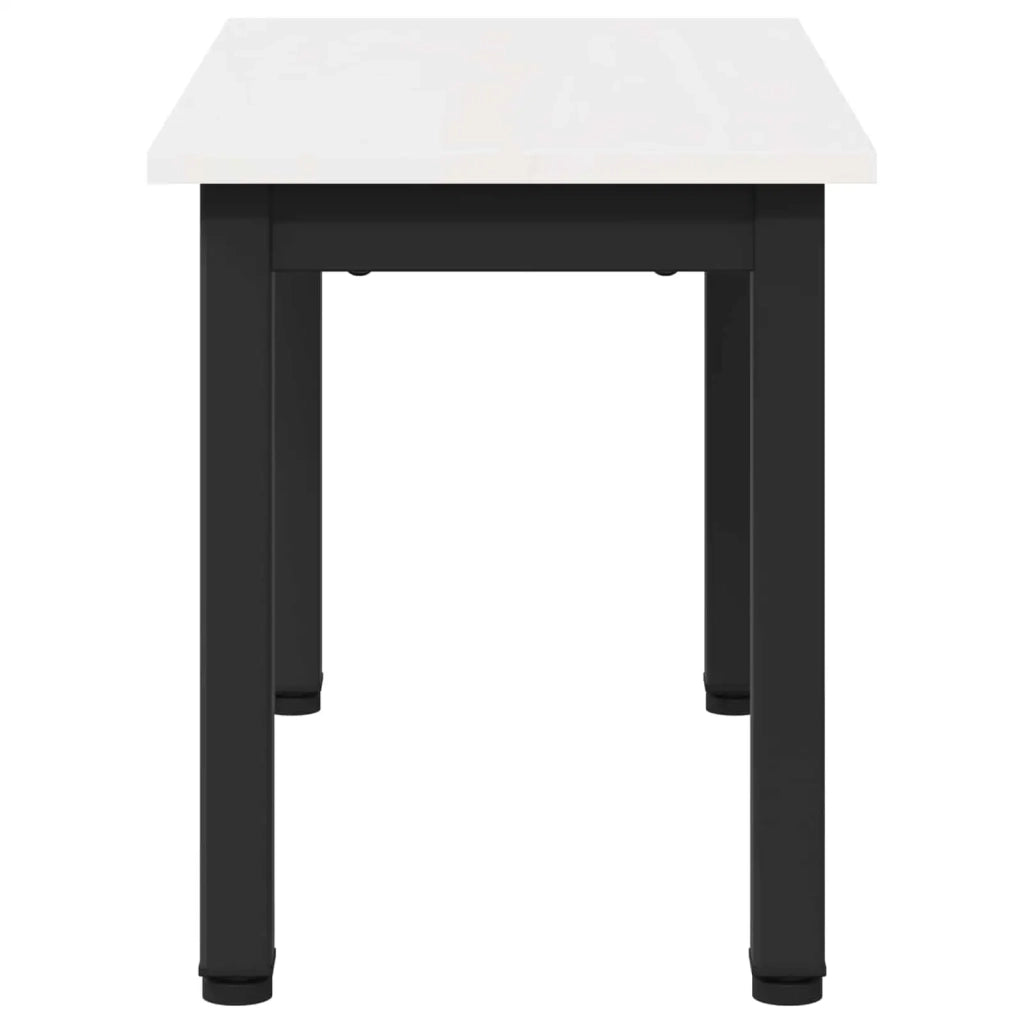 Tavolino da salotto Bianco 60 x 30 x 36 cm Pino massello 892758