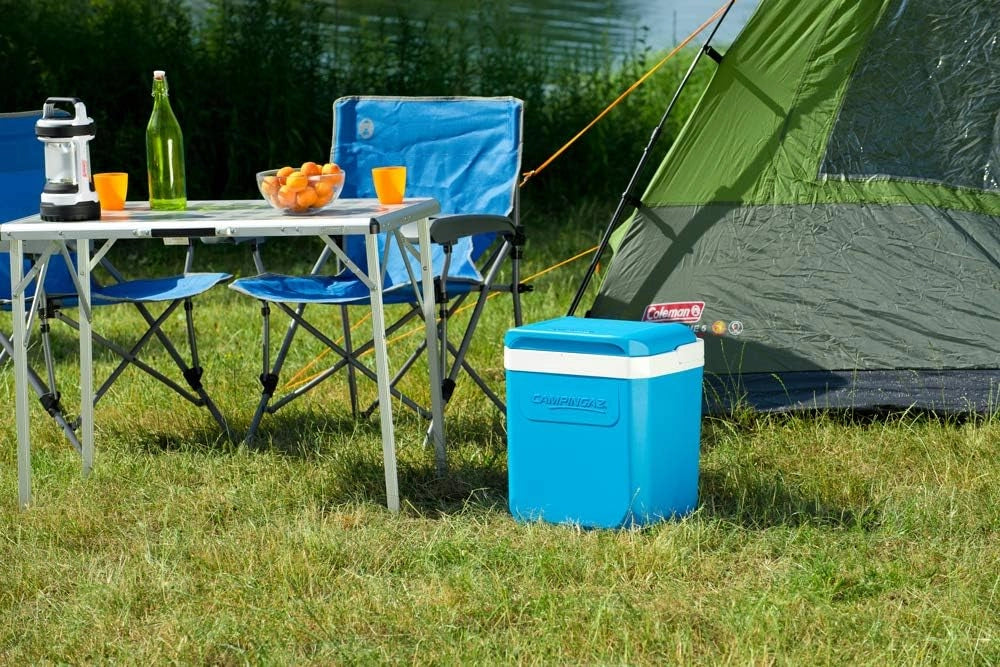 Campingaz ghiacciaia portatile icetime plus borsa frigo capacità 30 lt colore azzurro