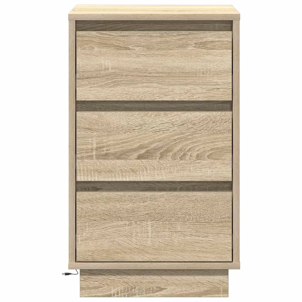 Armadio da Notte con cassetto Rovere Sonoma 39 x 34,5 x 65 cm 869628