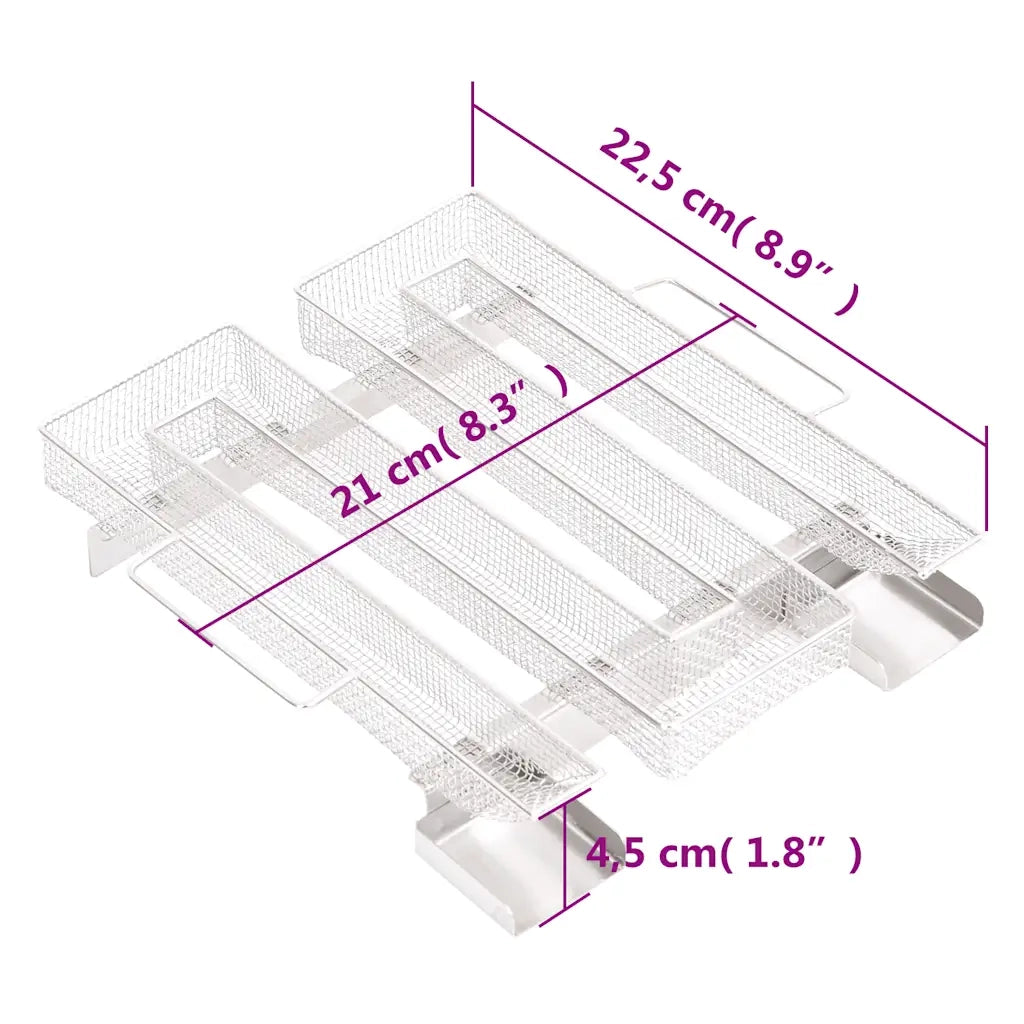 Generatore di Fumo Freddo 4 Lati 22,5 cm in Acciaio Inox 30252