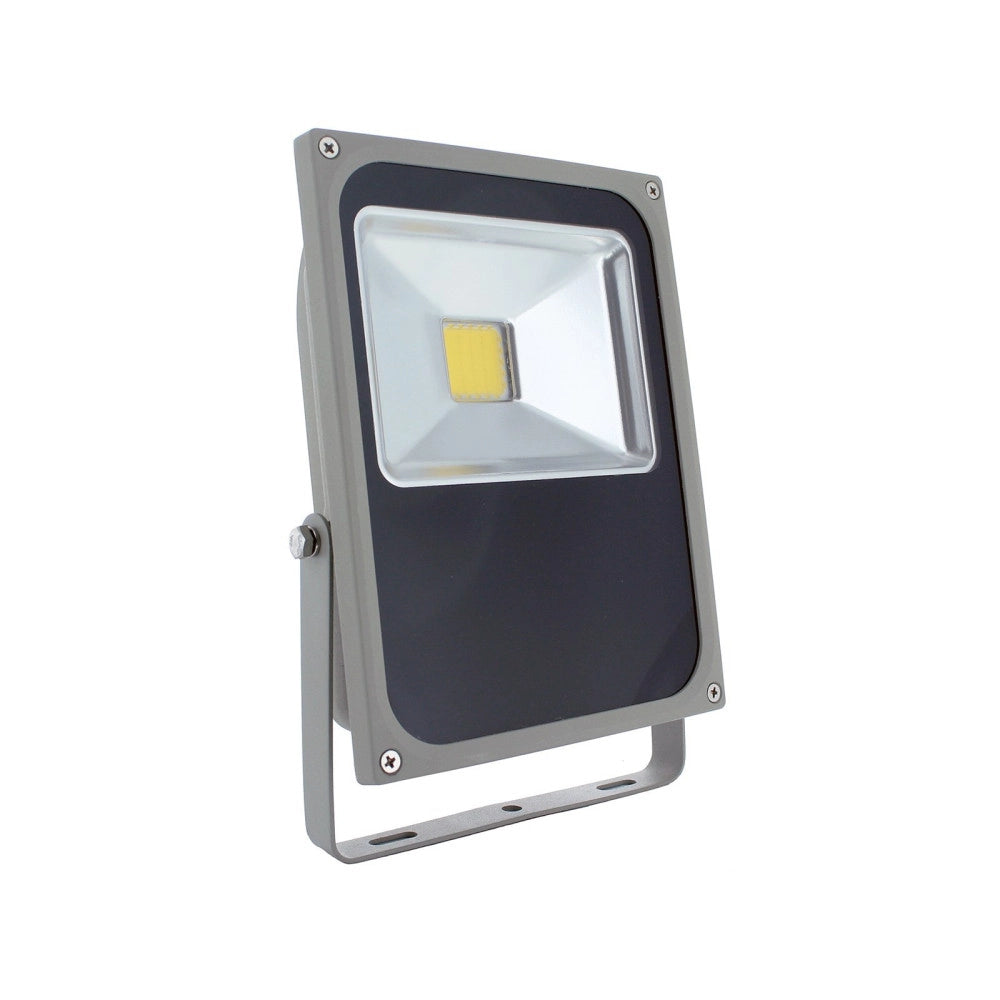 Trade Shop - Faro Led Slim Faretto Pro Alta Luminosita Luce Calda Freddo 10w Per Esterno Ip65 - -bianco Caldo      -