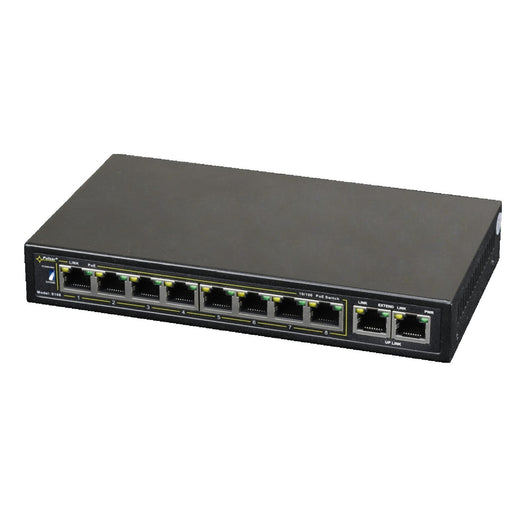 Pulsar Switch 10 Porte 8x PoE + 2x UPLINK S108