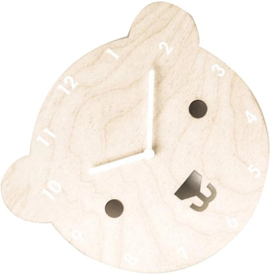 Orologi Decorativi a forma di Birra per Bambini in Legno di Bambù da Appendere alla Parete con Effetto Decorativo per Camera da Letto