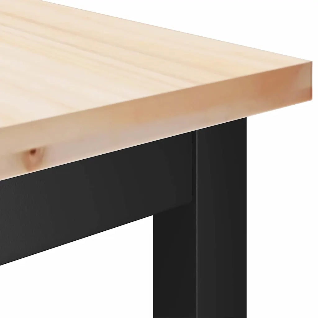 Panchina da pranzo Naturale 100 x 32,5 x 49 cm CFW3513780