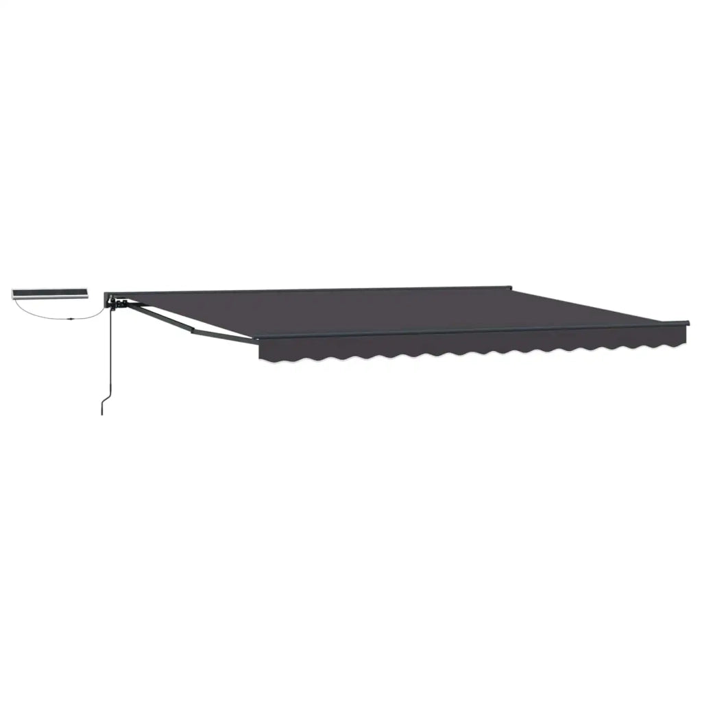 Tettuccio Elettrico Retrattile Antracite 4 x 2 m 3421981