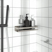Mensola per Doccia 30x10x6 cm in Acciaio Inox 304 Spazzolato 4004905