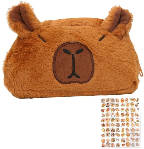 Etui per Capybara con adesivo, penne tappo per Capybara, creativo regalo per bambini e adulti con Capybara