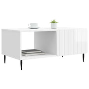Tavolino da salotto | Tavolino da caff¨¨ | Tavolino da Soggiorno Bianco Lucido 90 x 50 x 40 cm