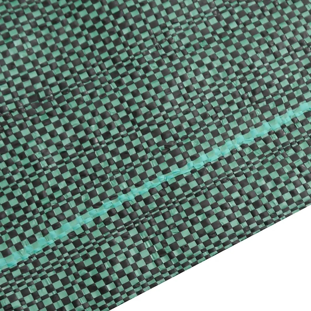 vidaXL Membrana Antierbacce Verde 1,5x5 m in PP