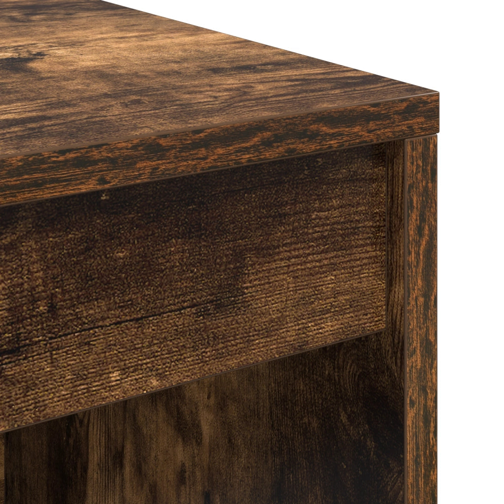 Scrivania Rovere affumicato Legno ingegnerizzato Compatta
