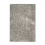 Tappeto a pelo lungo Bali 100 in grigio argento 80x150 cm