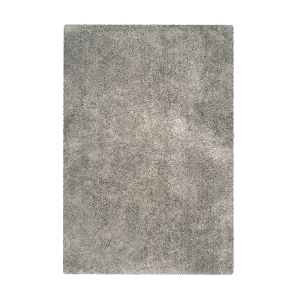 Tappeto a pelo lungo Bali 100 in grigio argento 80x150 cm